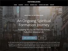 Tablet Screenshot of faithwalking.us